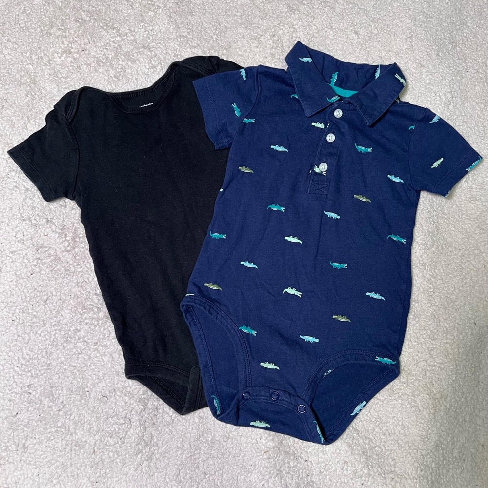 Carters 100% Cotton Bodysuits (2 pack) 24 Months